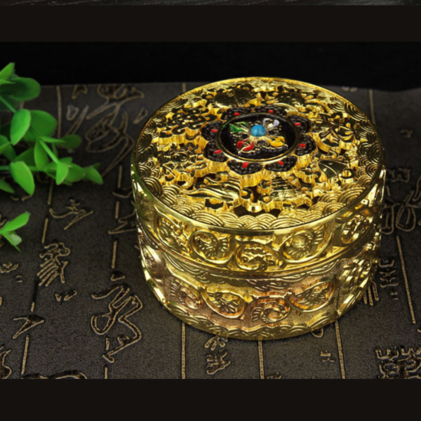 Eight Auspicious Double Dorje Incense Burner - Image 3