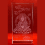 Guru Rinpoche 3D Crystal Statue