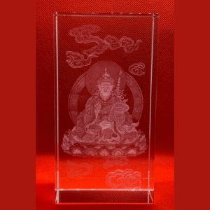 Guru Rinpoche 3D Crystal Statue