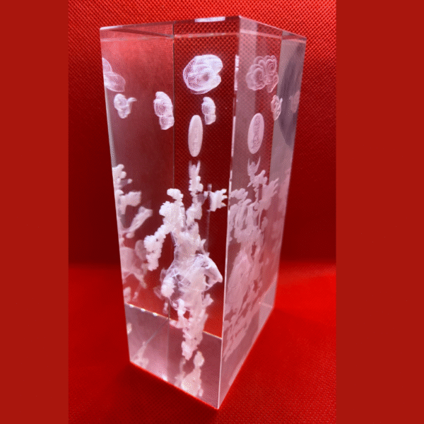 King Gesar 3D Crystal Statue - Image 3